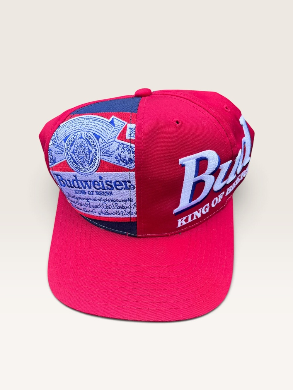 Vintage RARE 1994-AnheuserBusch- "Bud-
King of Beers"-Adjustable Hat